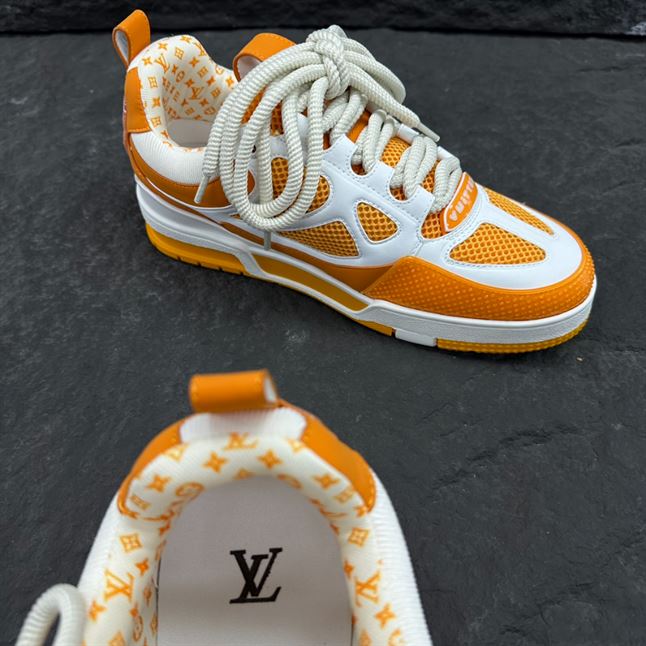LOUIS VUITTON LV SKATE SNEAKER YELLOW WHITE – LVS166