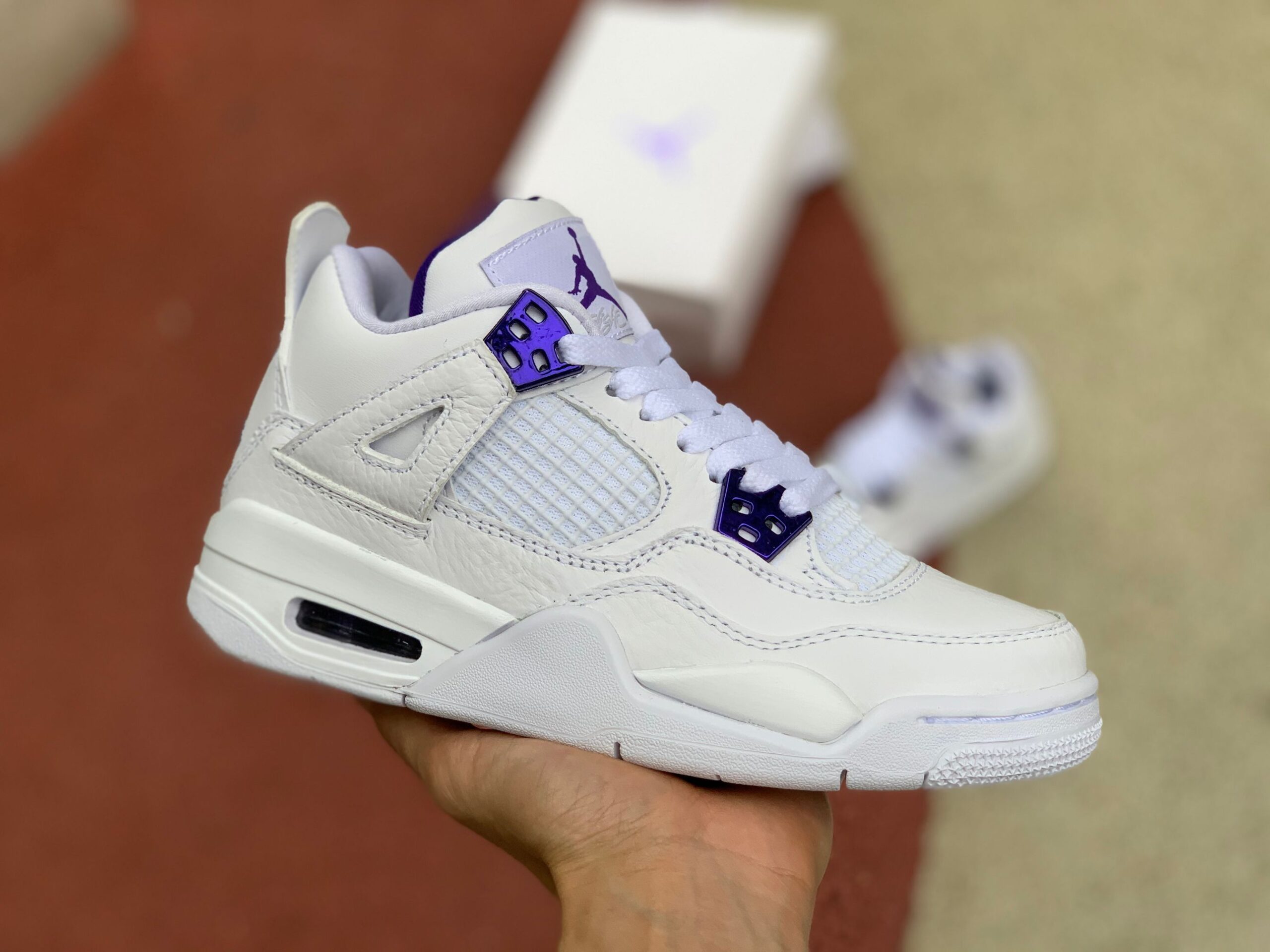 Air Jordan 4 Retro Metallic Purple