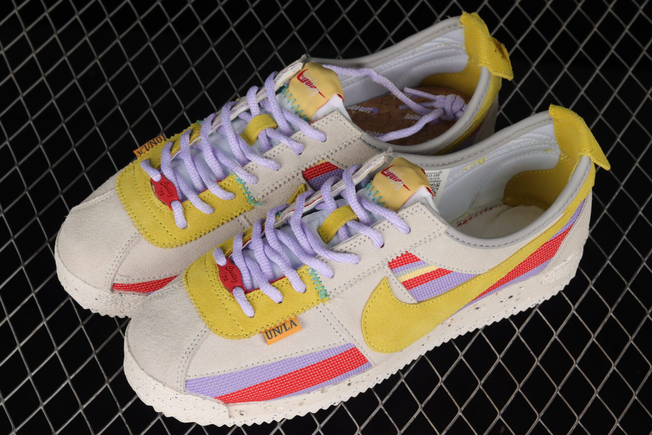 Union x Nike Cortez Yellow Purple Red