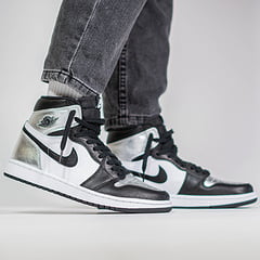 Retro High Silver Toe