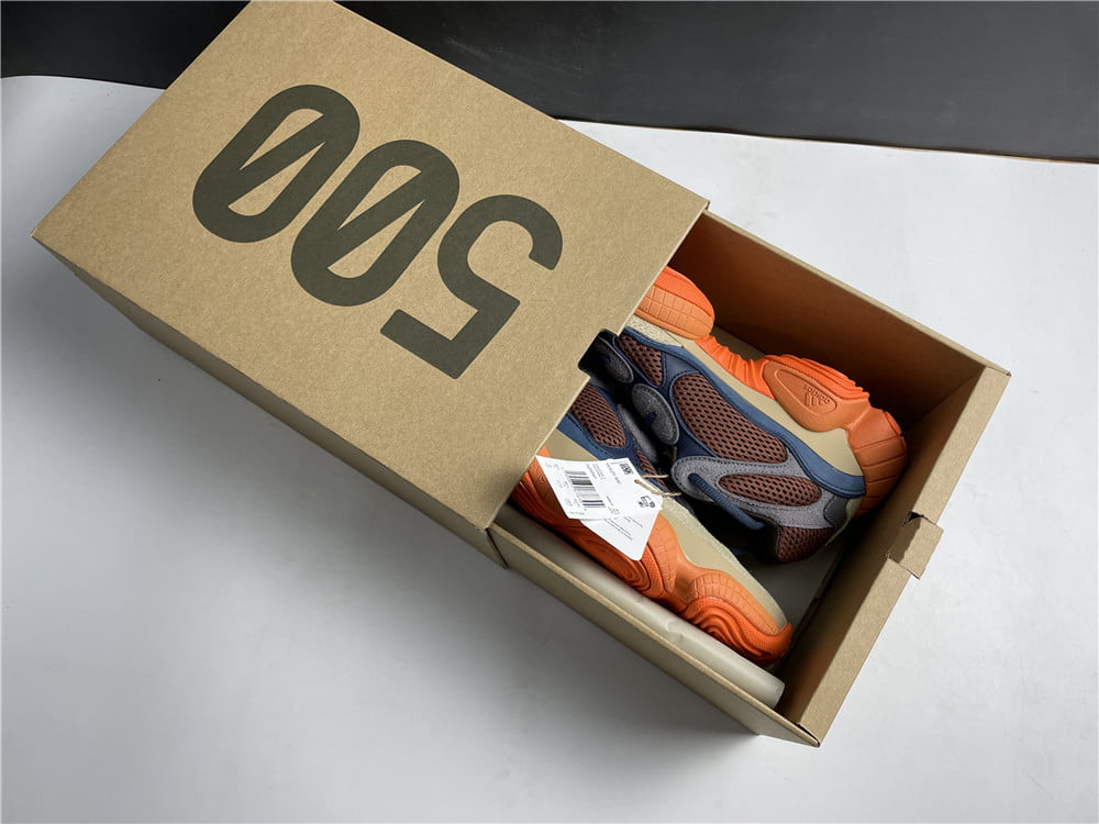 Adidas Yeezy 500 Ka Blue yellow orange