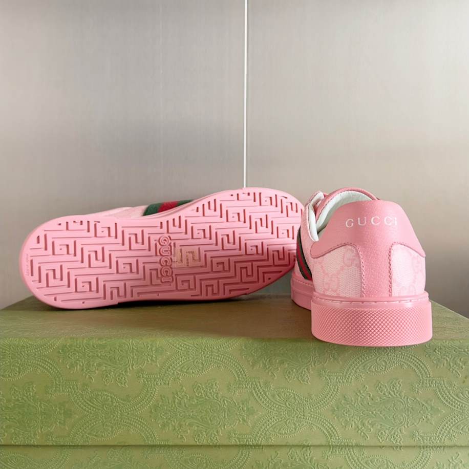 Gucci Ace Crystal Pink Sneakers – GCC187