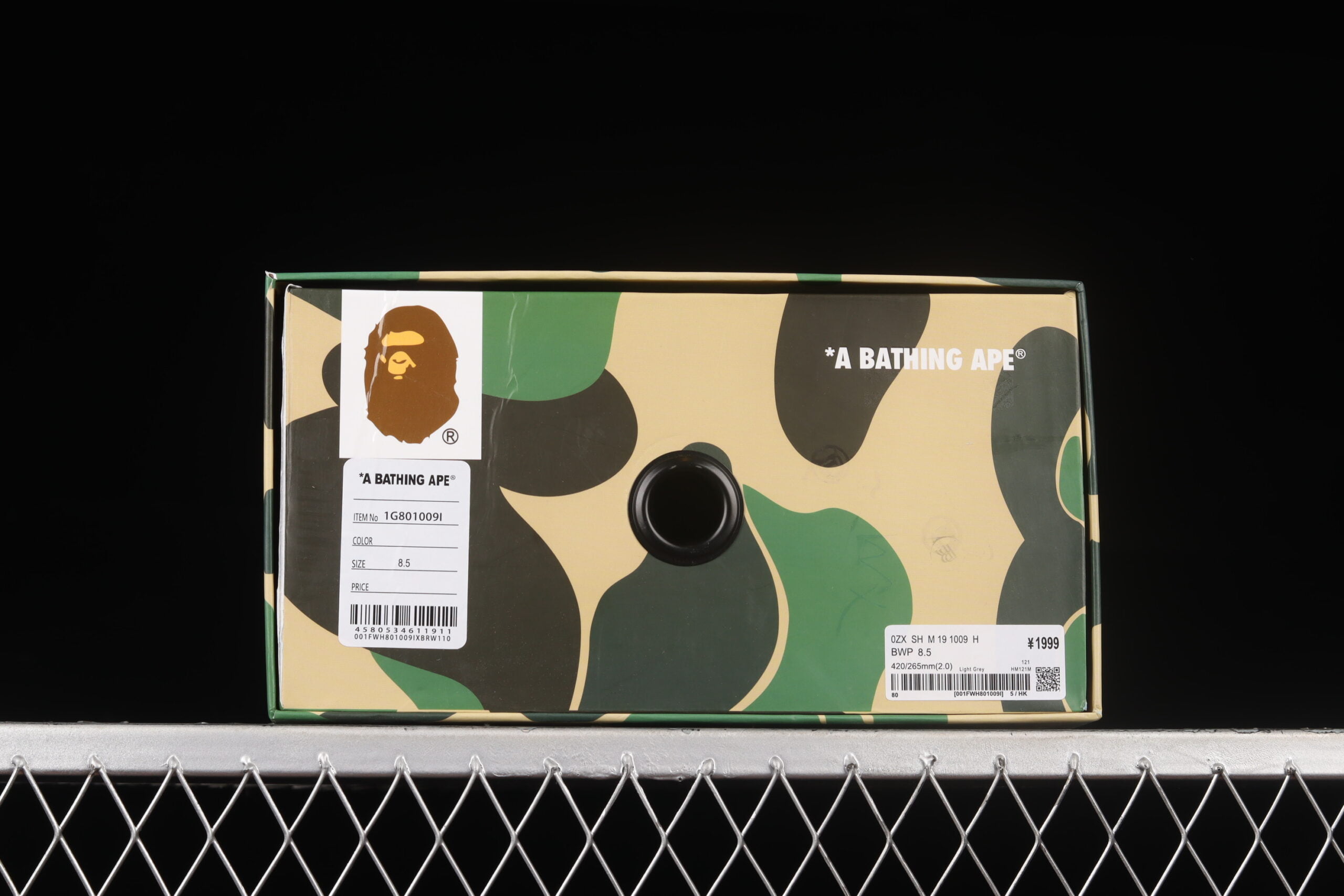 A Bathing Ape Bape STA Sk8 White Grey