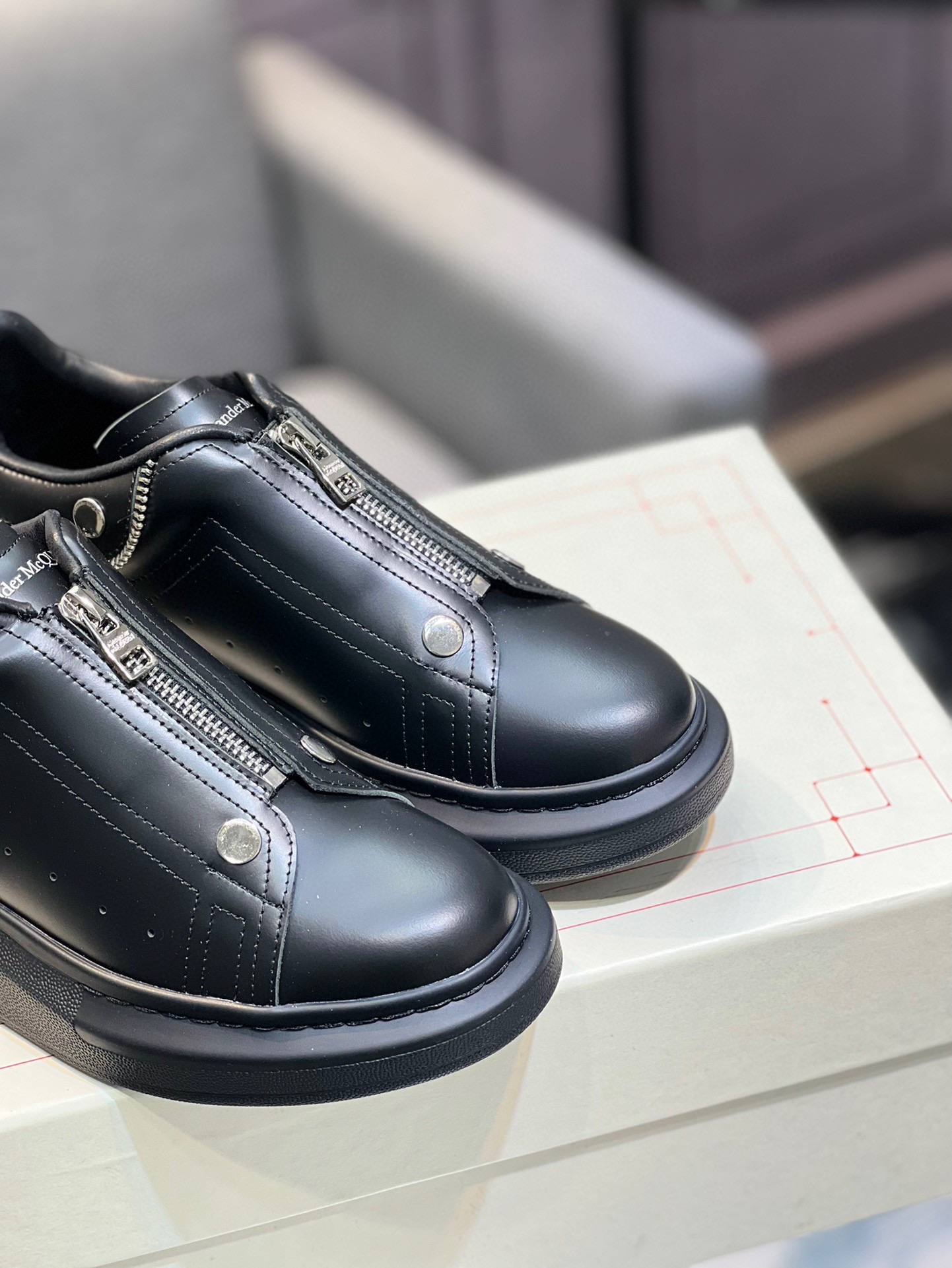 Alexander McQueen's latest wide-type sneakers