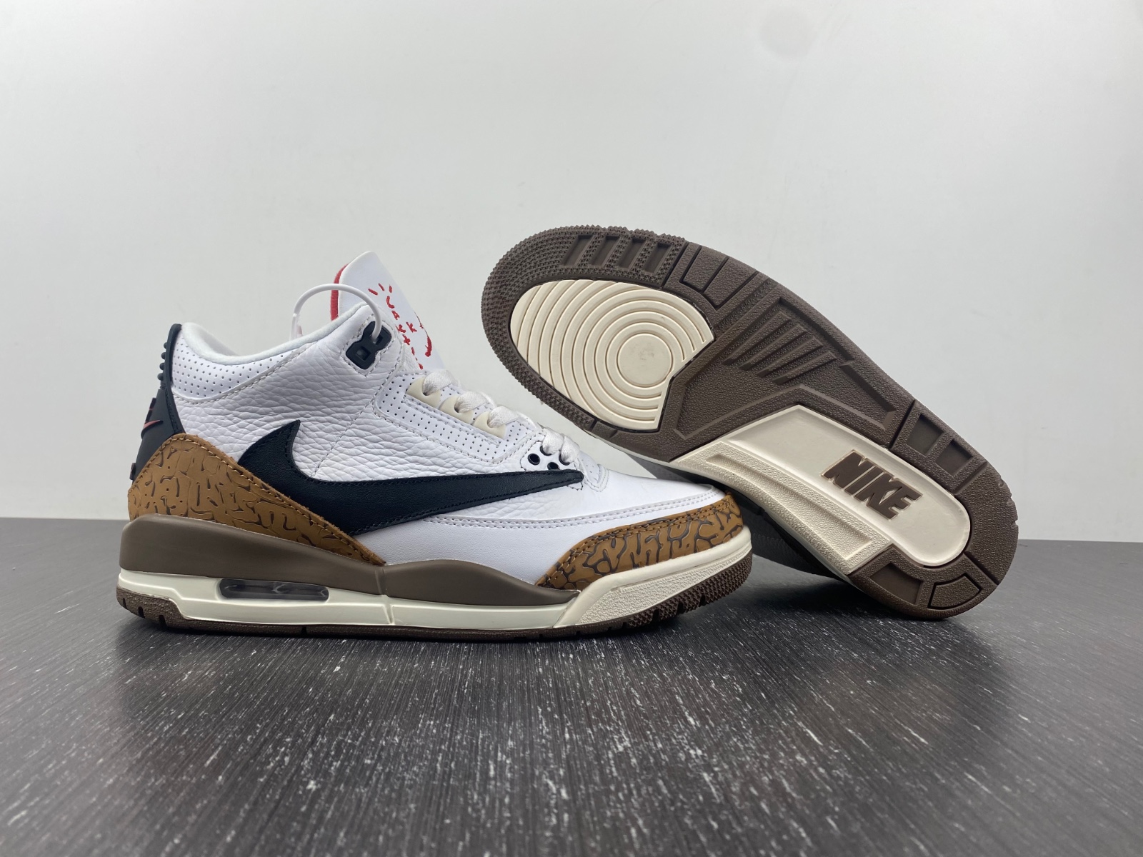 Travis Scott Jordan 3 Tan Brown