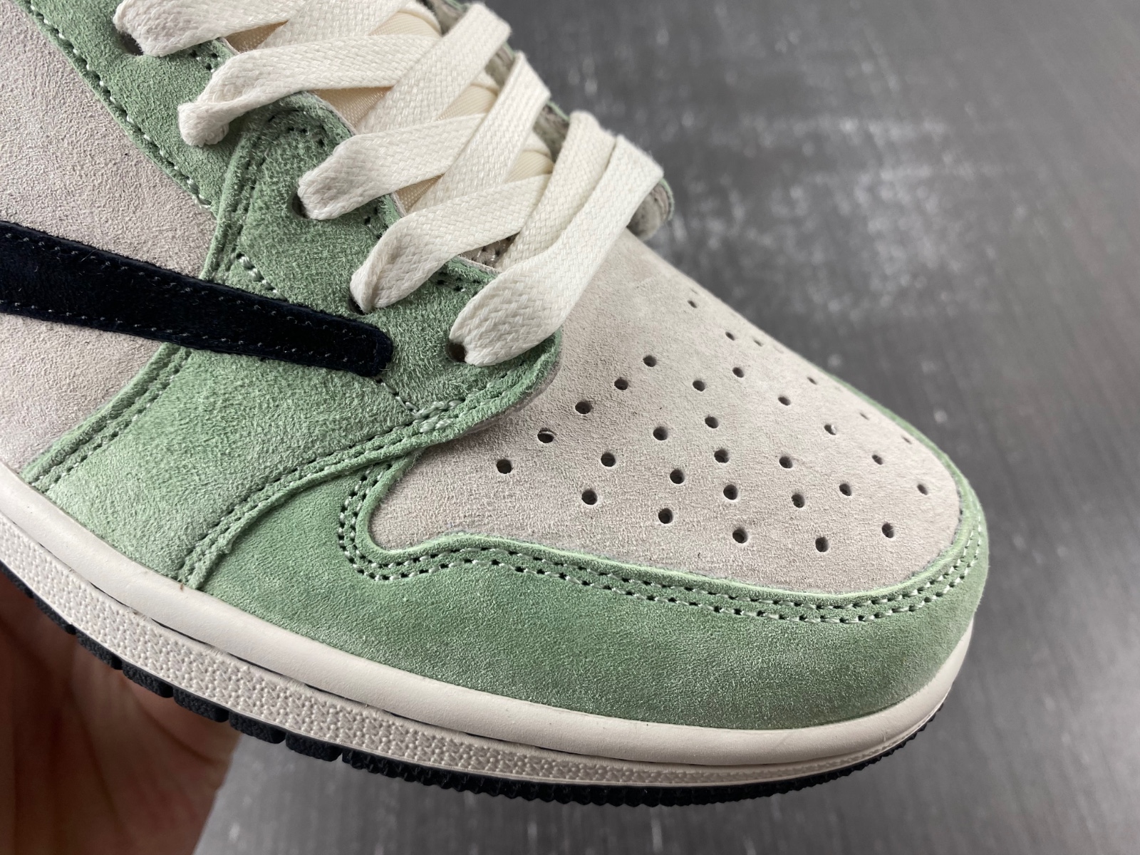Travis Scott x Air Jordan 1 Green Black