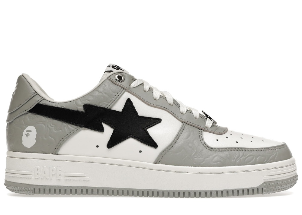 A Bathing Ape Bape STA Low Grey Black