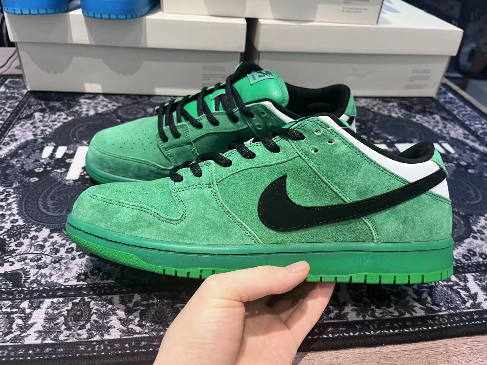 Power Puff Girls Dunks green