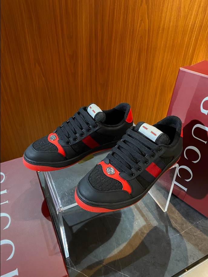 Gucci Black Red Web Classic Sneakers – GCC180