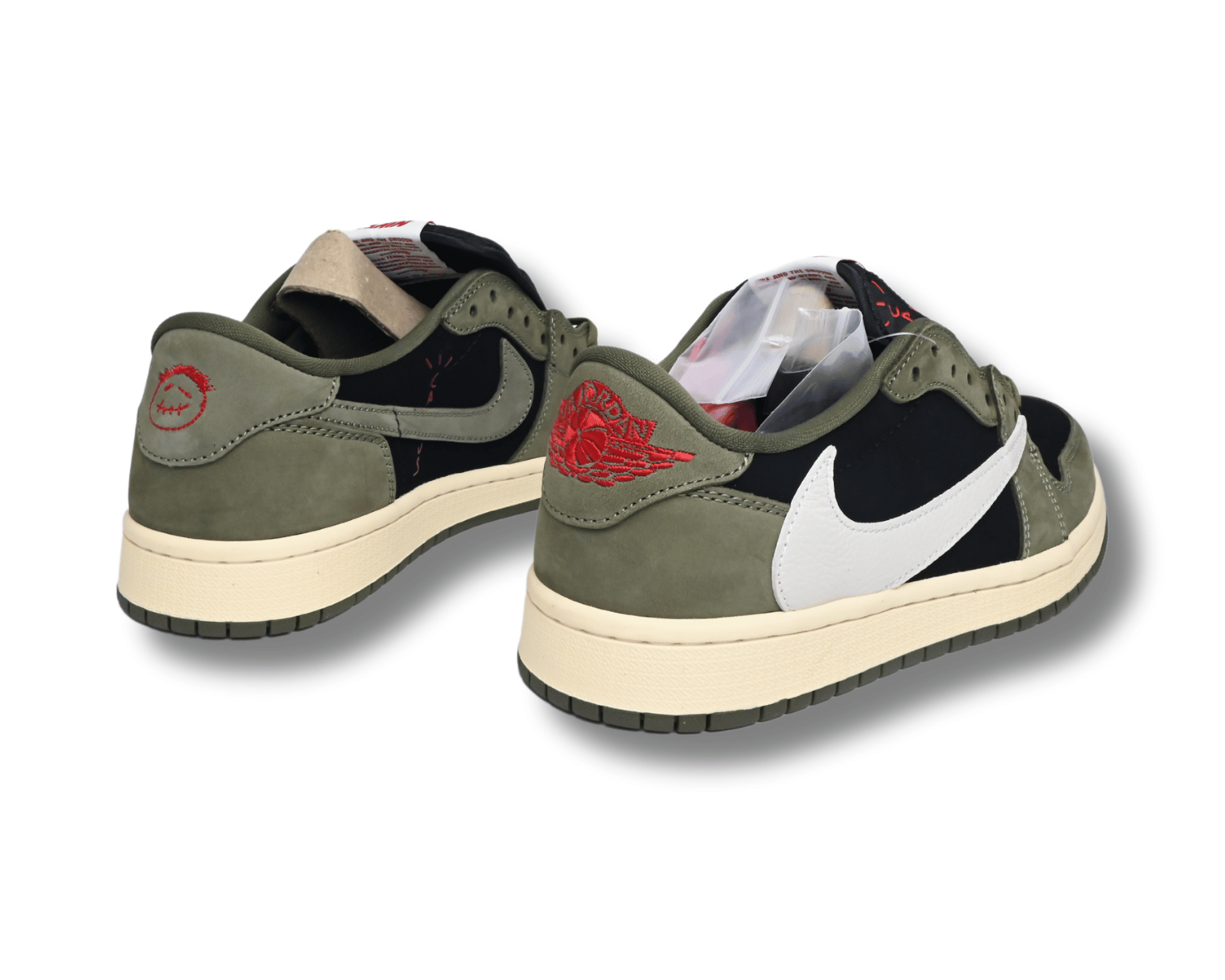 Travis Scott Air Jordan 1 Low OG Black-Olive