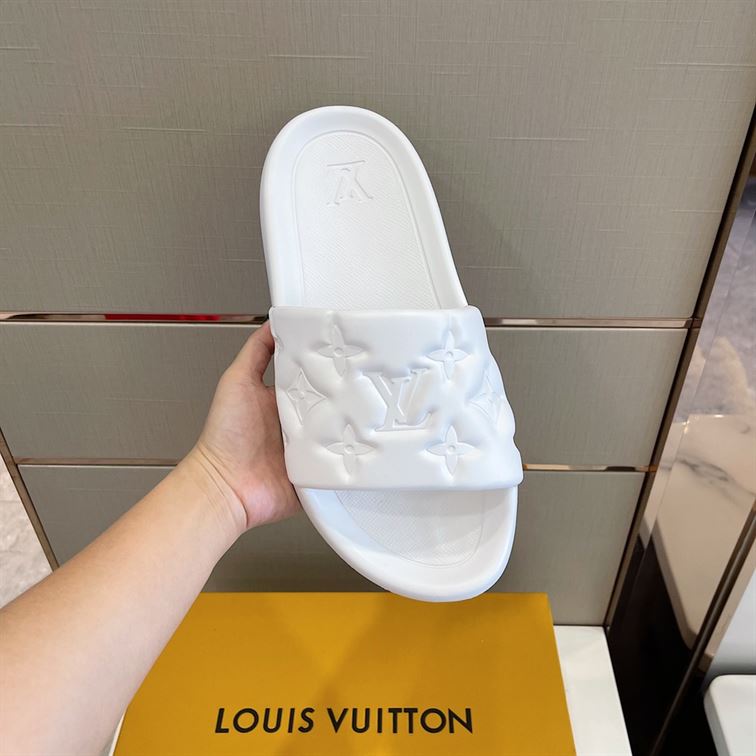 LOUIS VUITTON WATERFRONT MULE WHITE – LVSD044