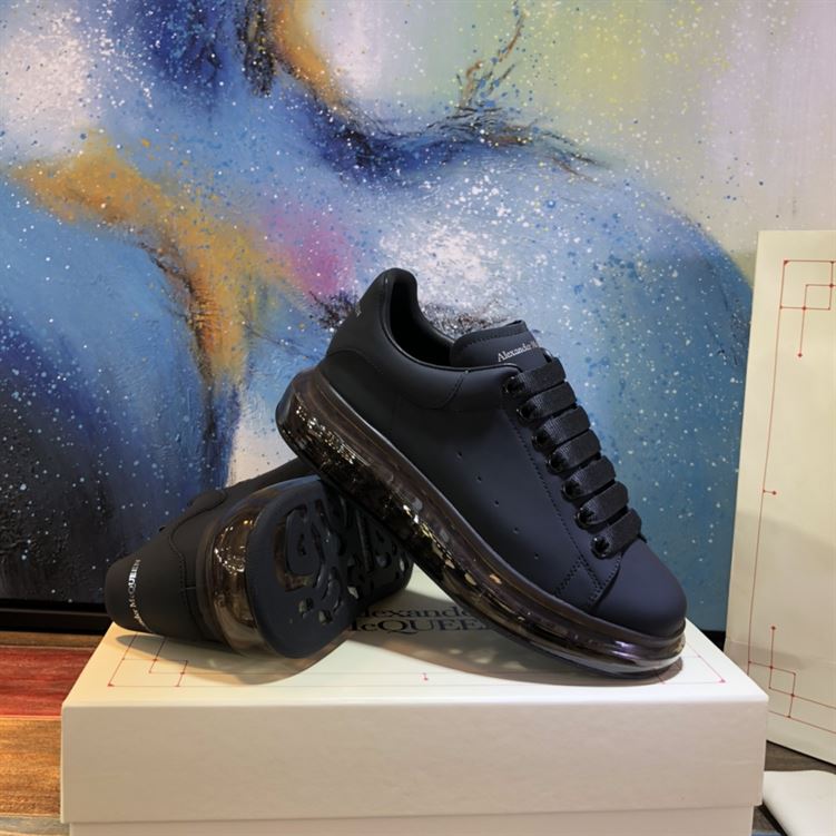 ALEXANDER MCQUEEN TRANSPARENT SOLE LACE-UP SNEAKERS – ALD032