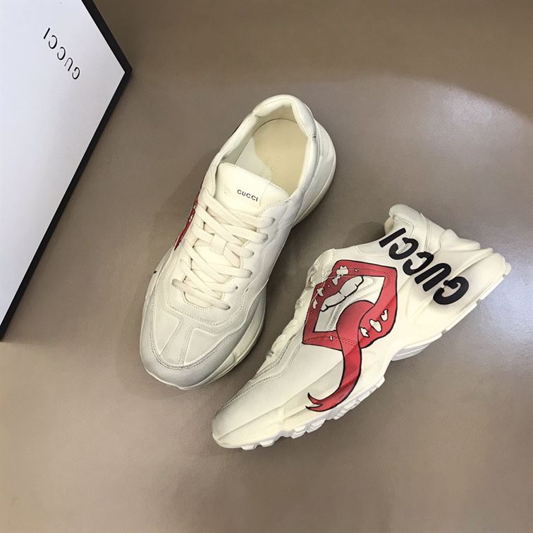 GUCCI RHYTON SNEAKER WITH MOUTH PRINT – GCC016