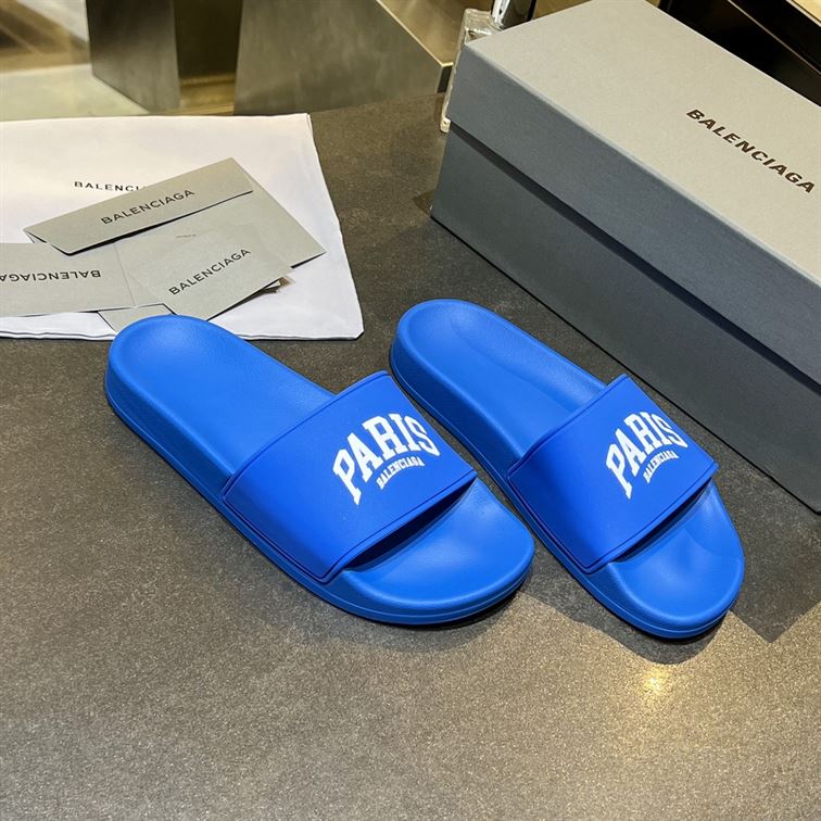 BALENCIAGA CITIES PARIS POOL SLIDE SANDAL – BBD011