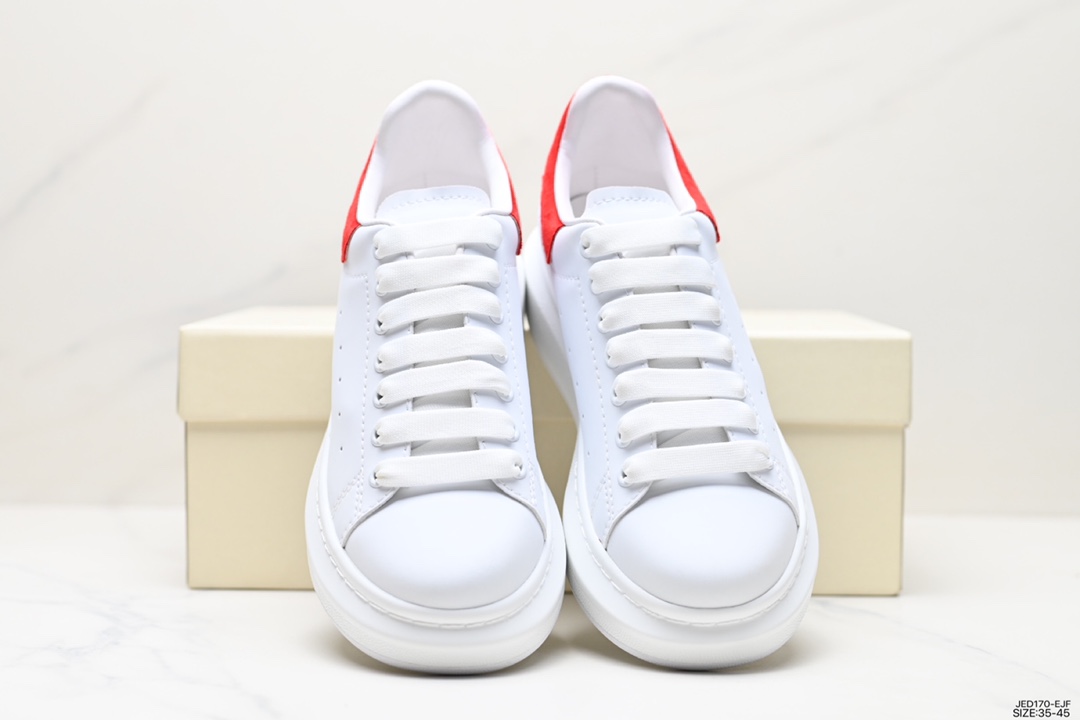 ALEXANDER MCQUEEN OVERSIZED LEATHER SNEAKERS