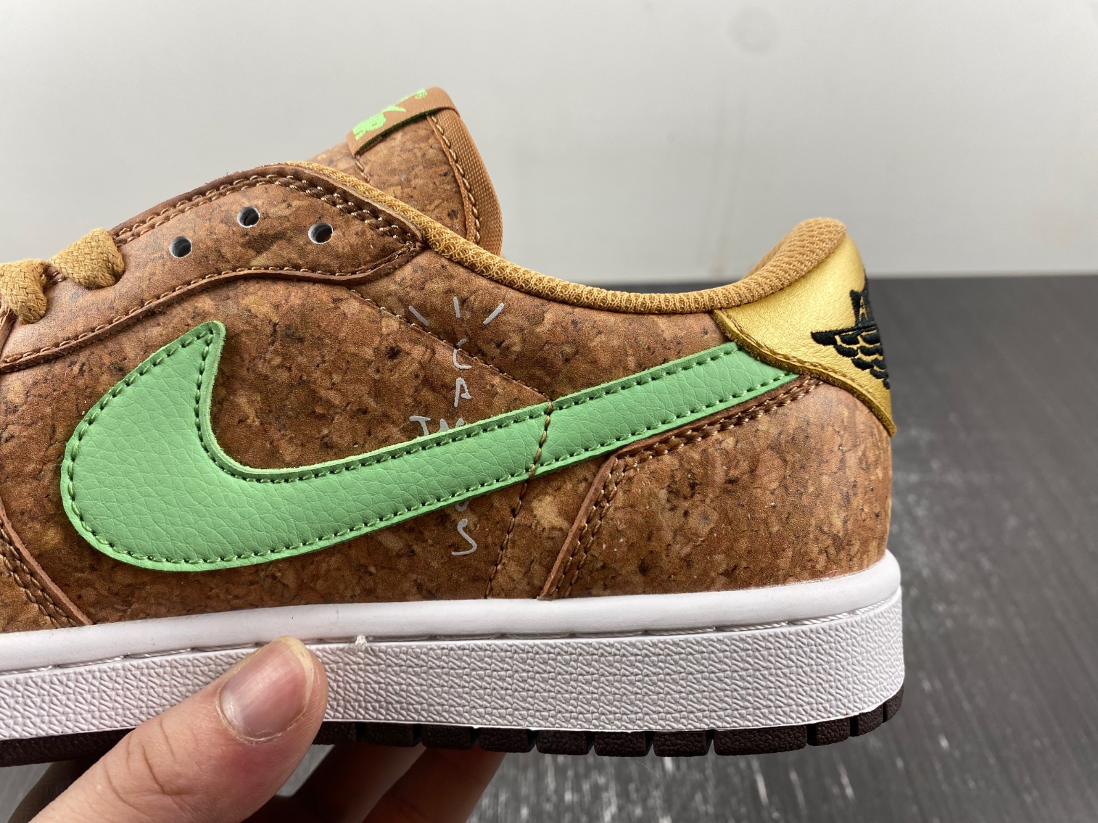 Travis Scott x Air Jordan 1 Brown and Green