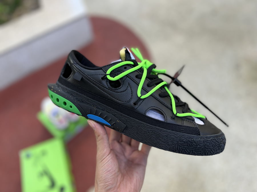 Nike Blazer Low 77 Off-White Electro Green