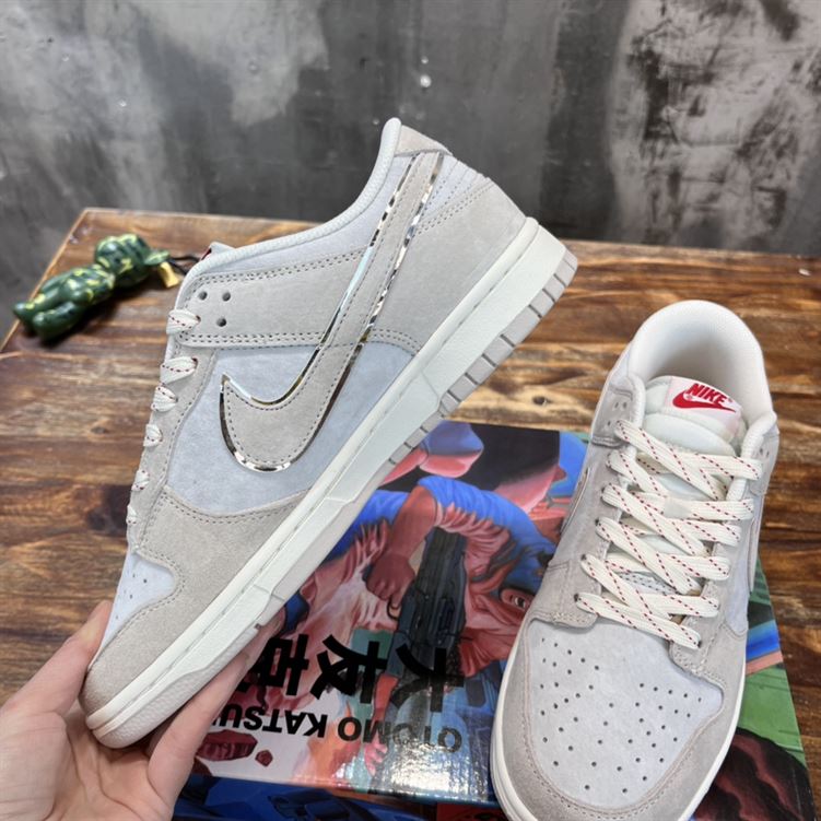 NIKE ZOOM DUNK LOW PRO SB ‘SUMMIT WHITE’ SNEAKER – NSN001