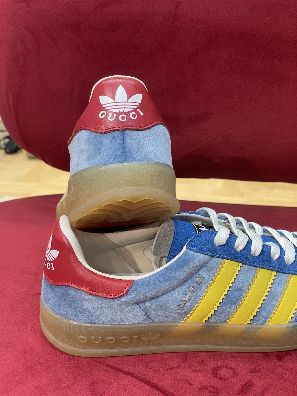 GUCCI X ADIDAS MENS GAZELLE SNEAKER – GCC022