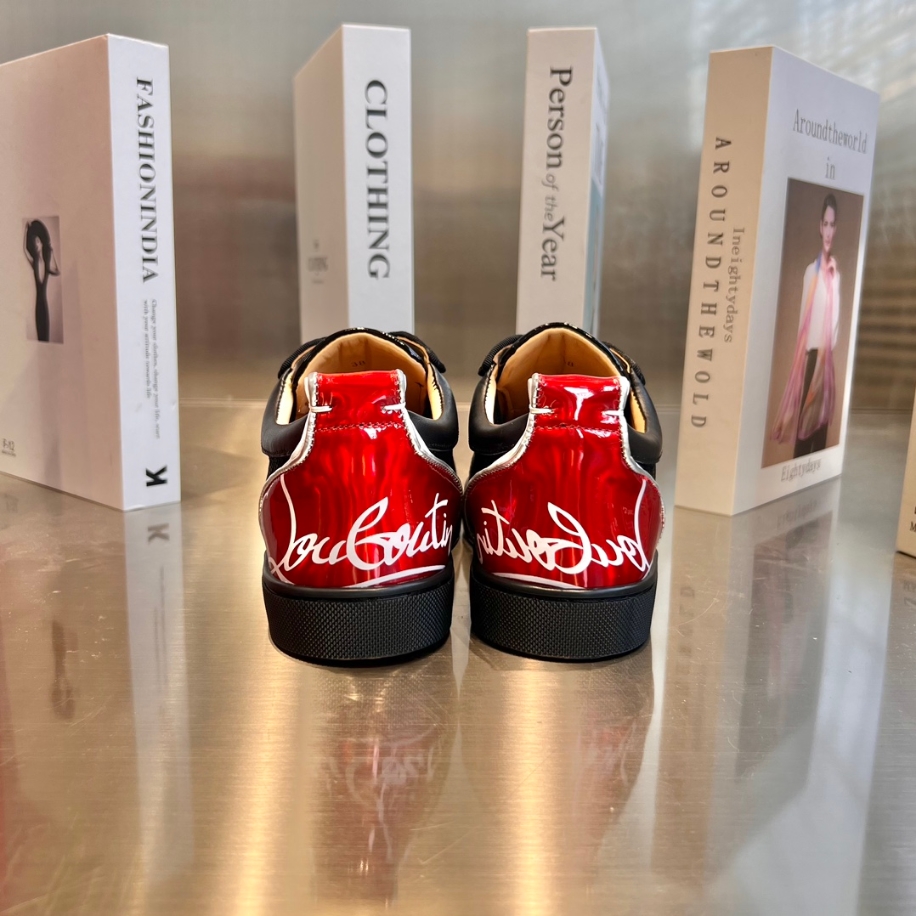 Christian Louboutin Version Black Red Sneaker – CLS037
