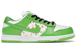 Supreme x Nike SB Dunk Low Mean Green
