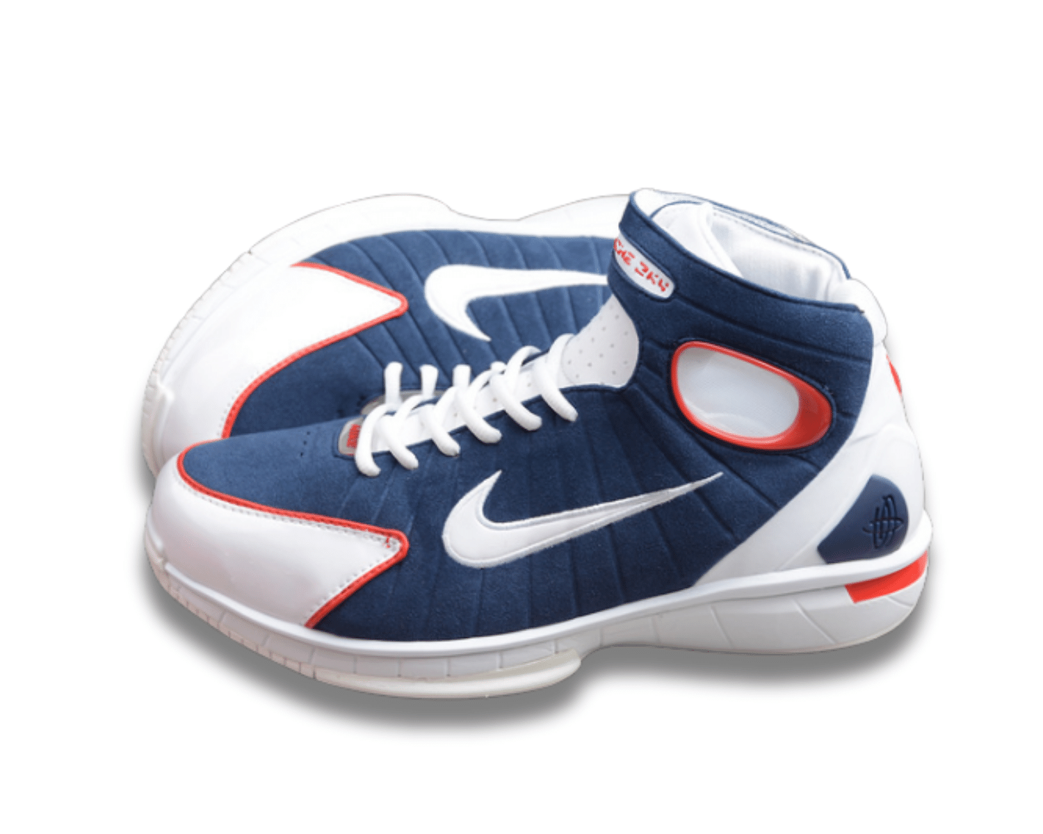Nike Air Zoom Huarache 2k4 Olympic White Navy