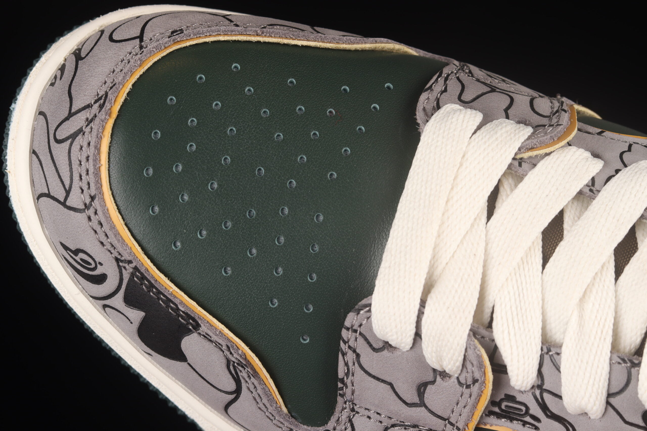 A Bathing Ape Bape SK8 STA Grey MuSTArd Yellow