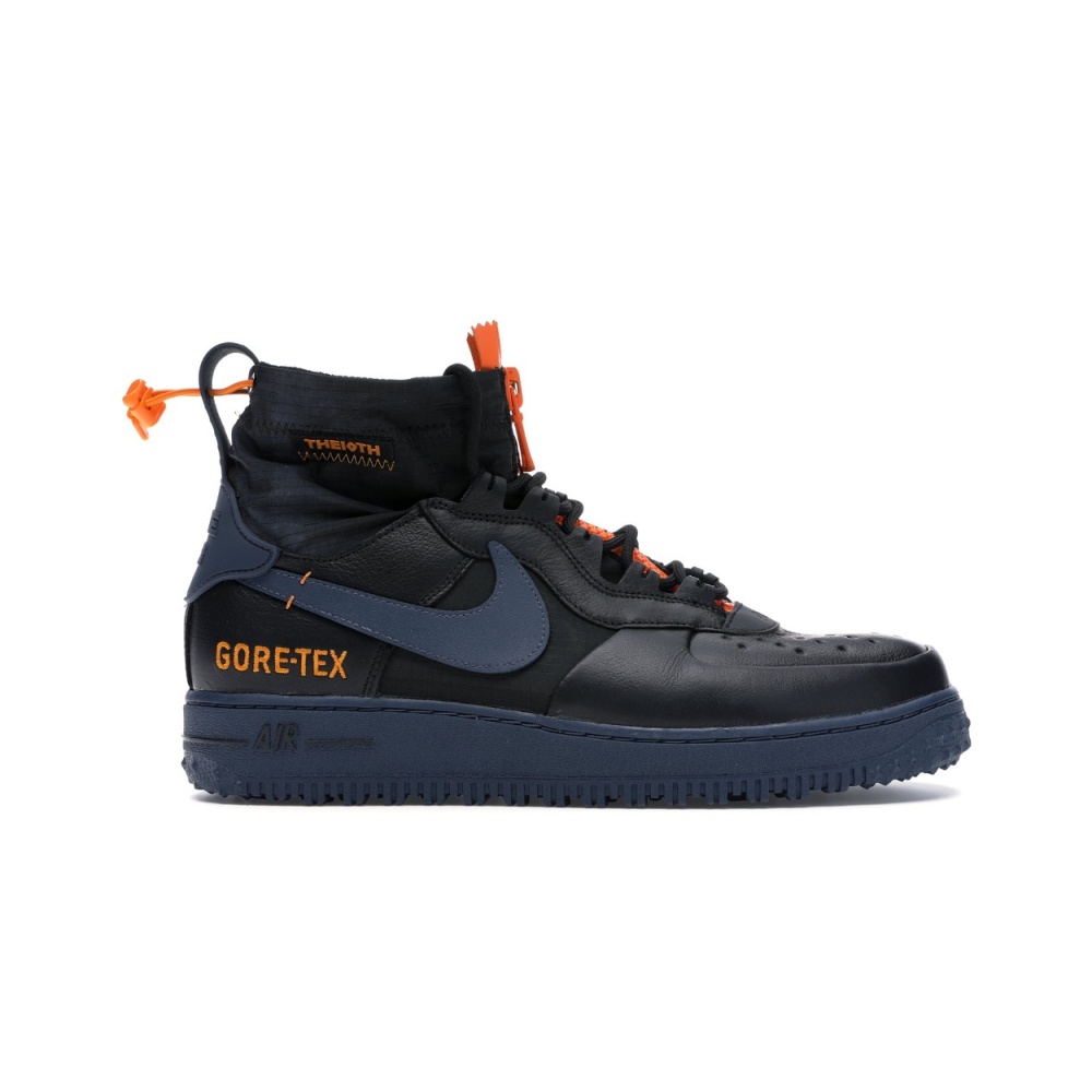 Nike Air Force 1 Winter Gore-tex Black Bright Ceramic Thunder Blue