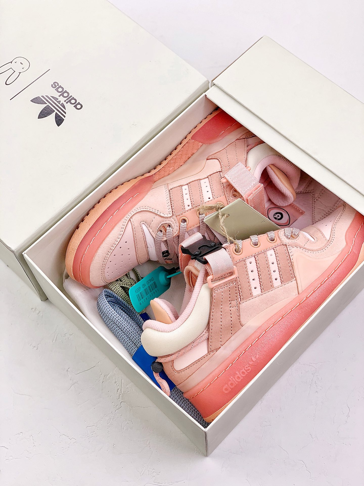 Adidas Forum Low Bad Bunny Pink Easter Egg