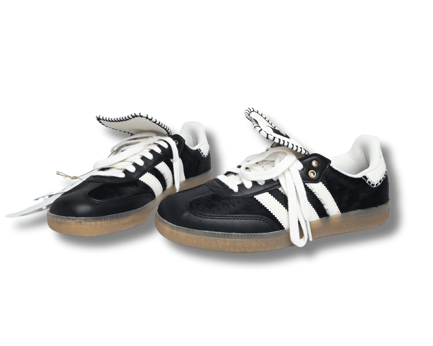 The adidas x Wales Bonner Pony Samba Shoes Black /Chalk White