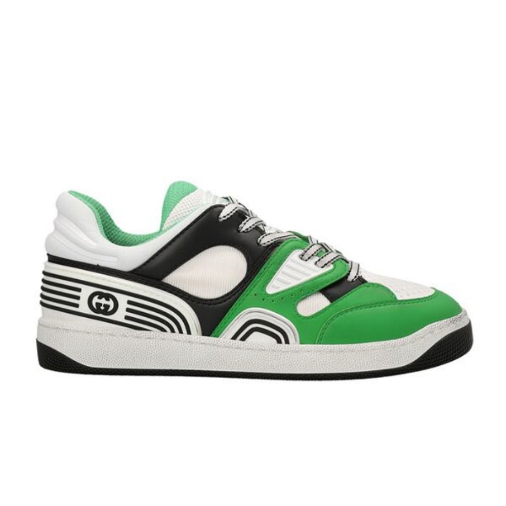 GUCCI BASKET SNEAKER IN GREEN DEMETRA – GCC109