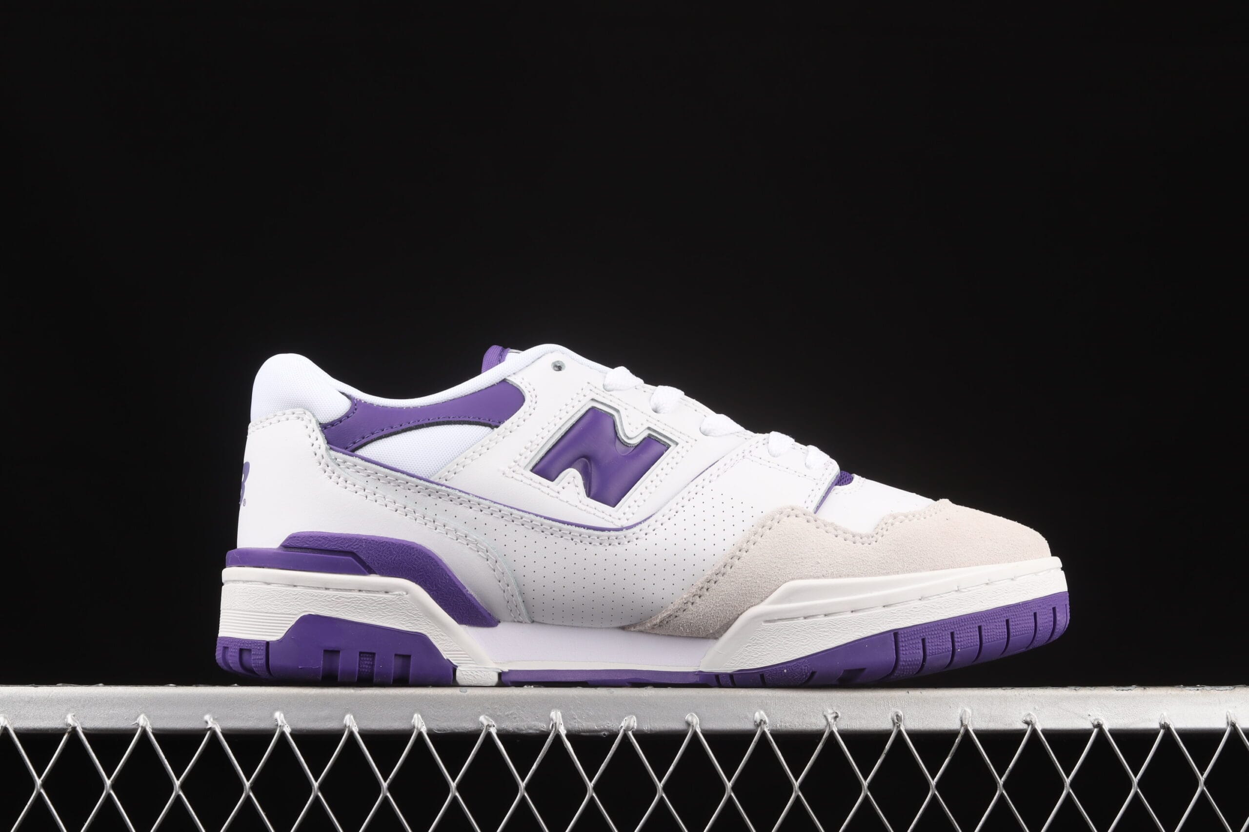 New Balance 550, White Purple