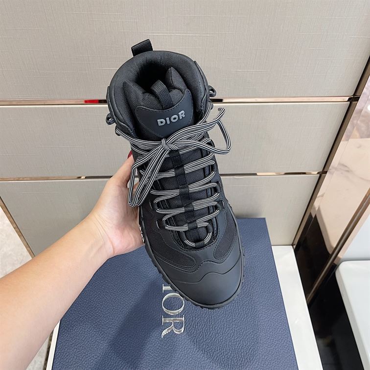 DIORIZON HIKING BOOT BLACK TECHNICAL MESH AND RUBBER – DO089