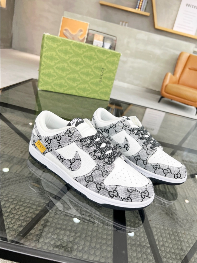 Gucci White Black Sneaker – GCC159