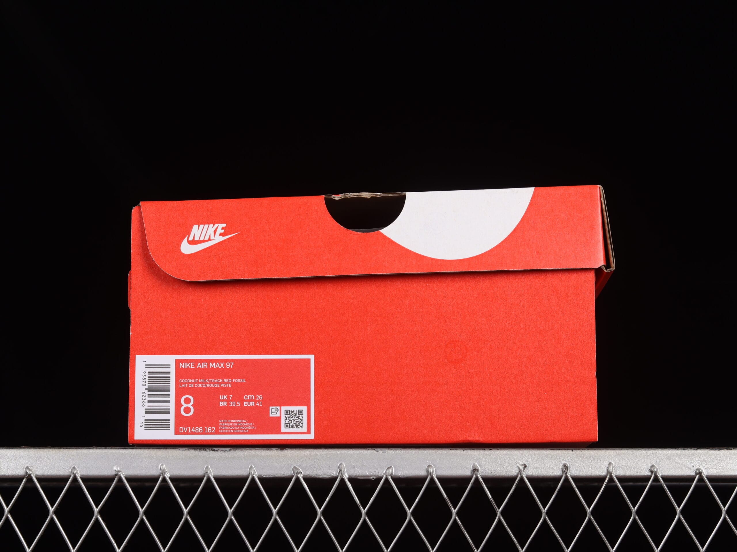 Nike Air Max 97 Coconut Milk Fossil Denim Red