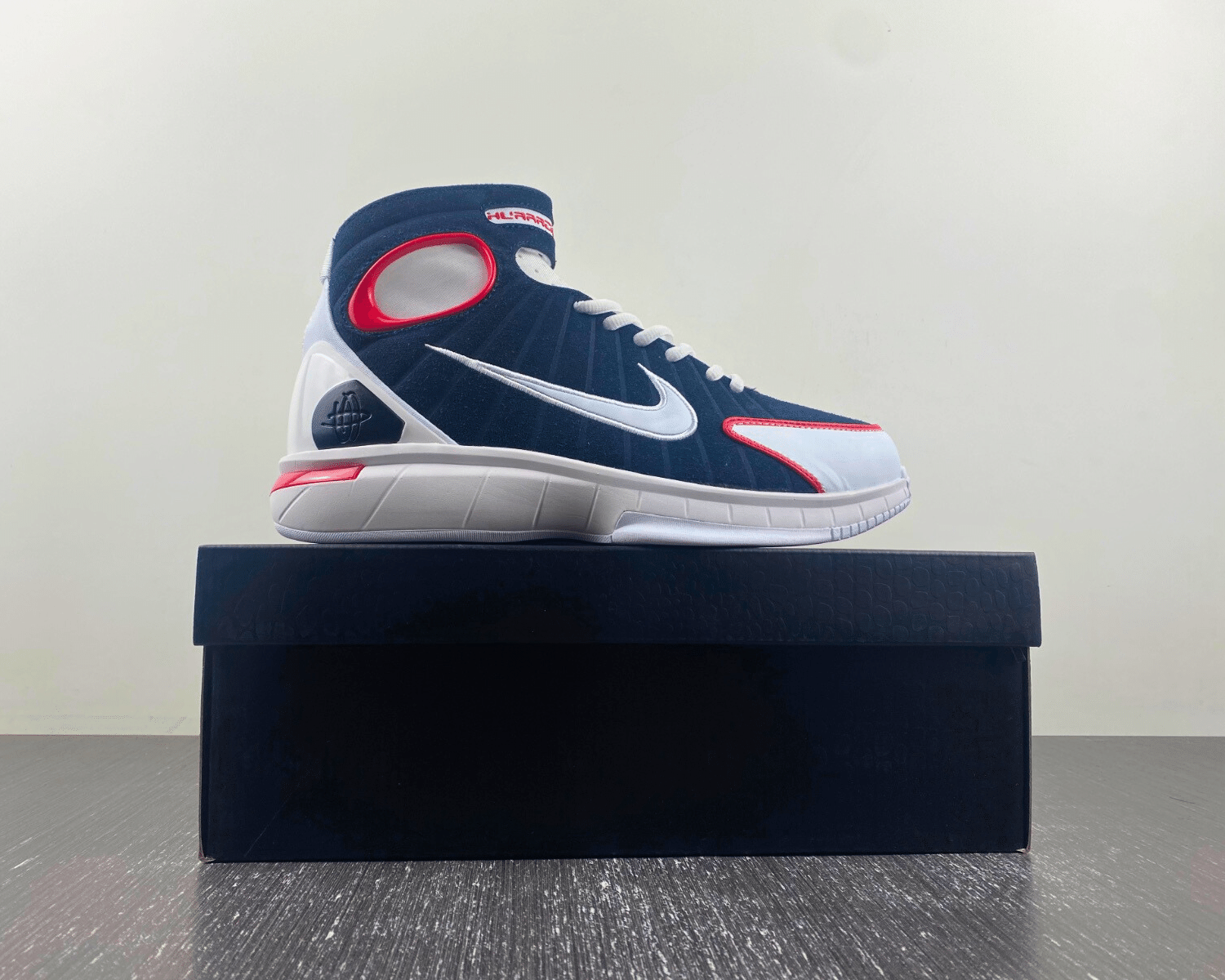 Nike Air Zoom Huarache 2k4 Olympic White Navy