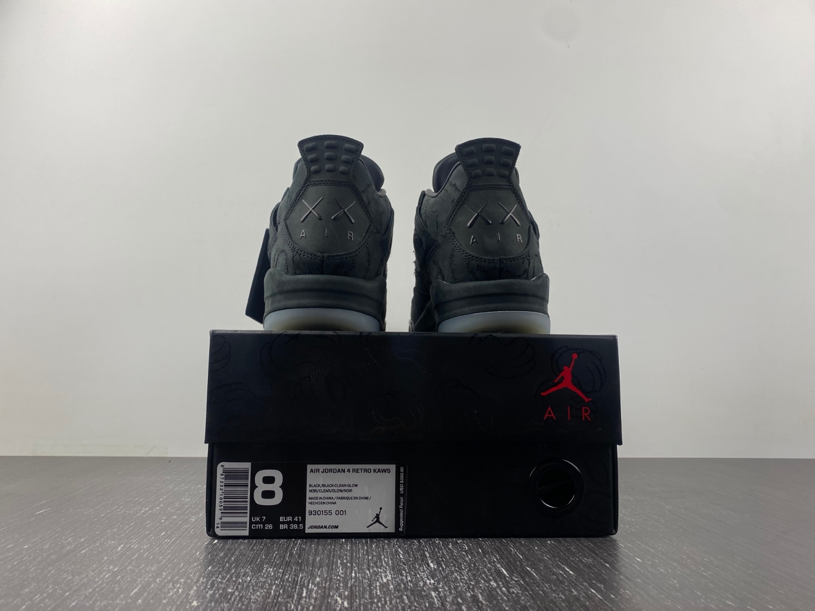 Jordan 4 Retro Kaws Black