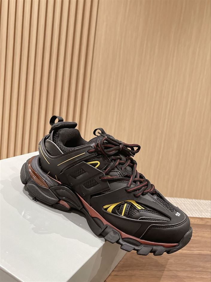 BALENCIAGA TRACK TRAINERS BLACK YELLOW – BLA066