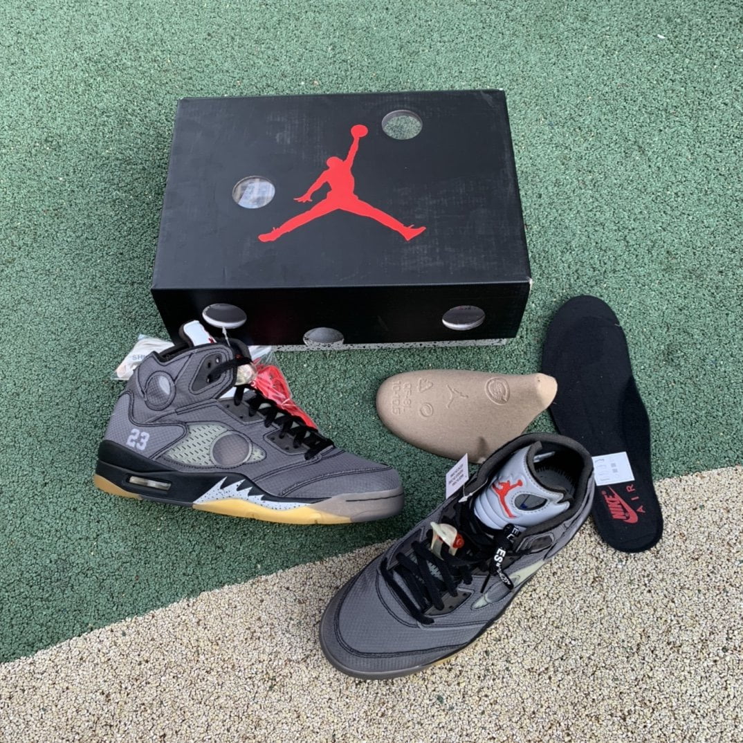 Air Jordan 5 Retro Off-White Black