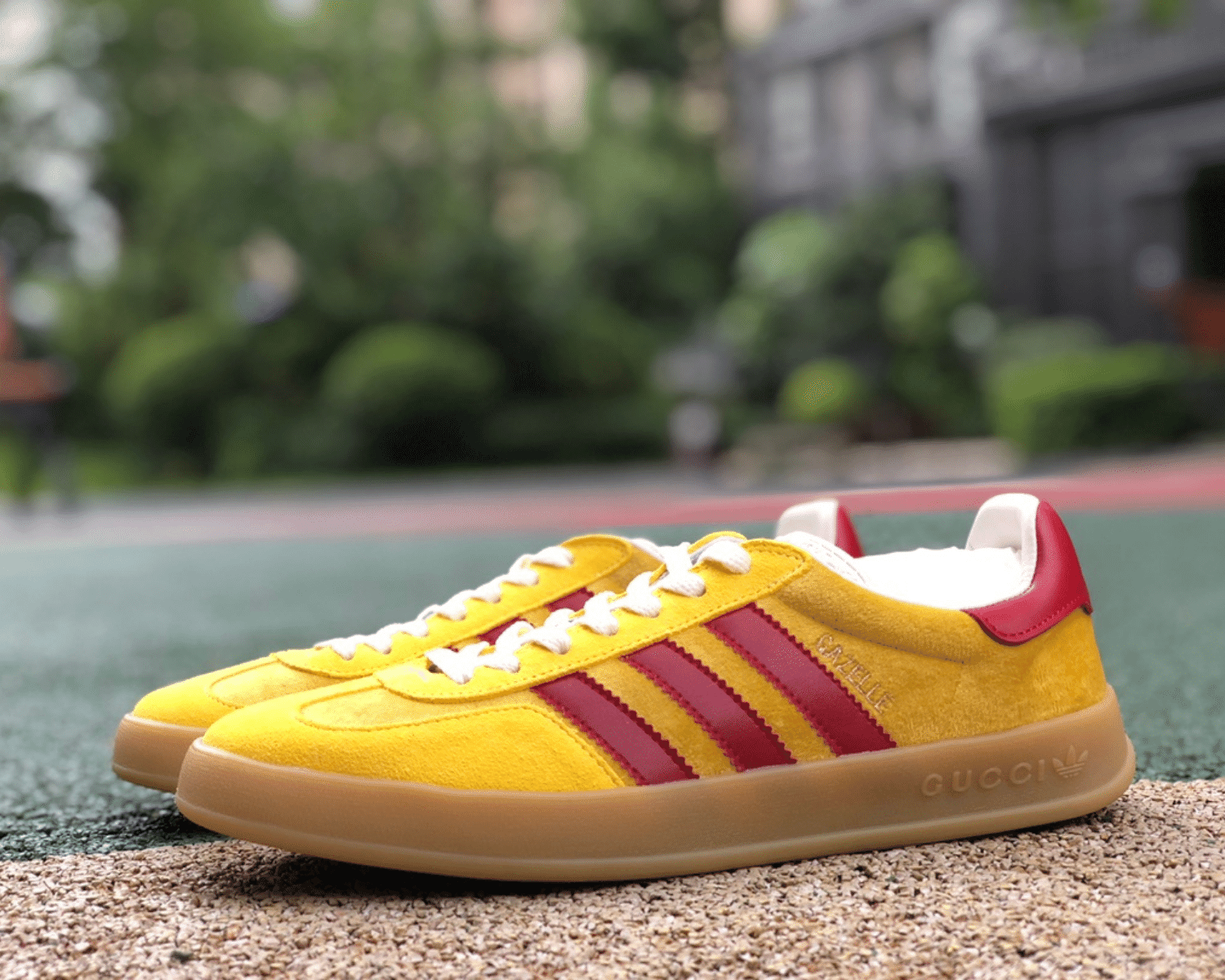 Adidas Gazelle Yellow Velvet