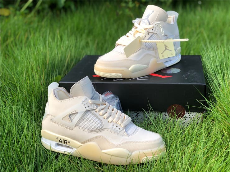 Air Jordan 4 Retro Off-White Sail