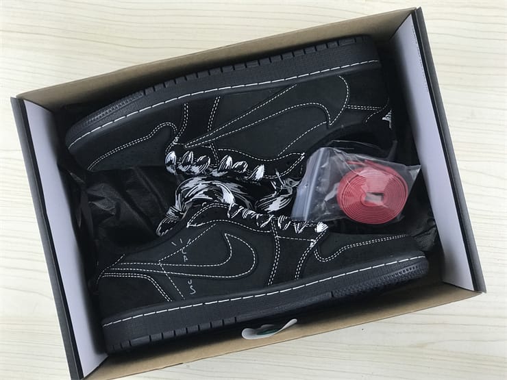 Air Jordan 1 Retro Low OG SP Travis Scott Black Phantom