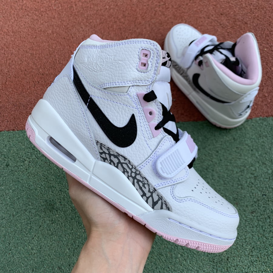 Air Jordan Legacy 312 White Black Pink Foam
