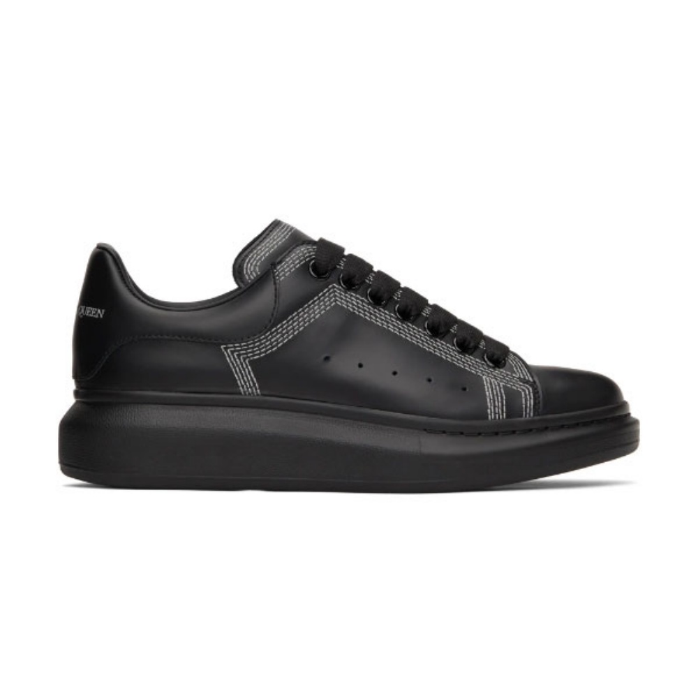 ALEXANDER MCQUEEN OVERSIZED LEATHER SNEAKERS – ALD018