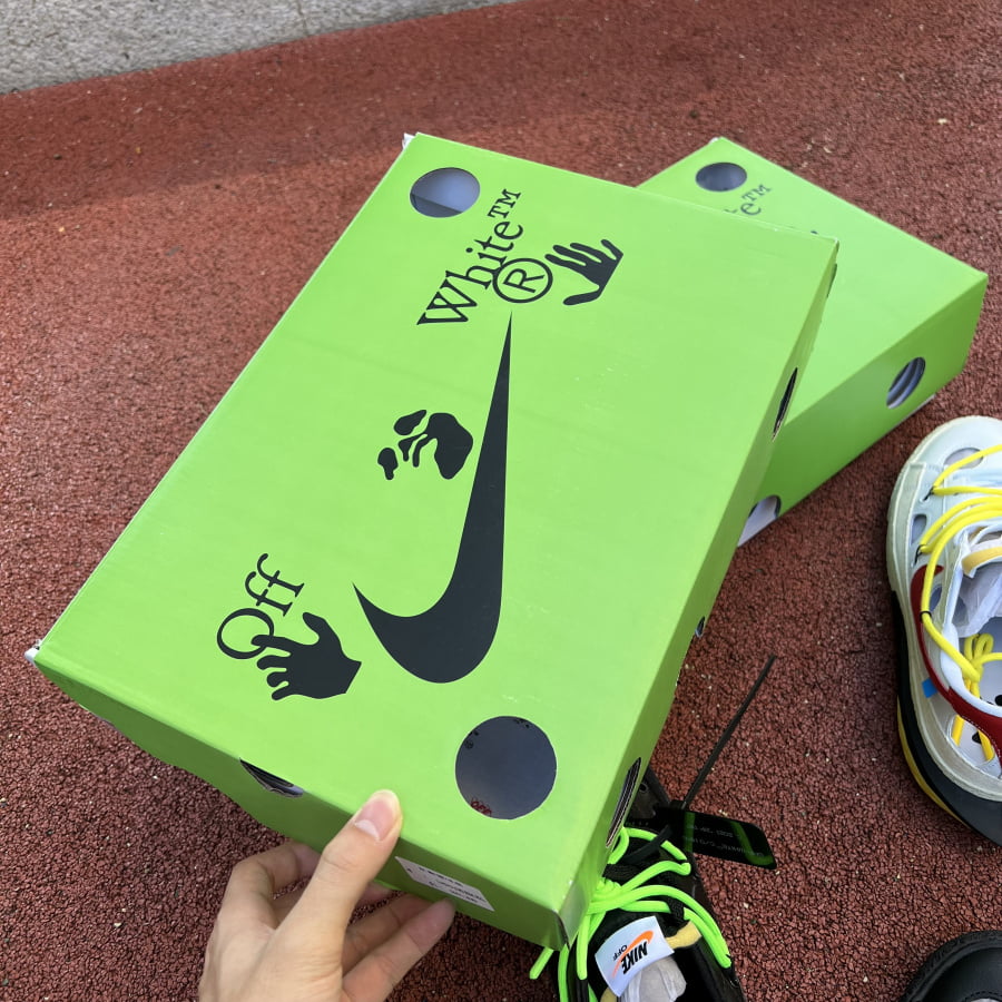 Nike Blazer Low 77 Off-White Electro Green