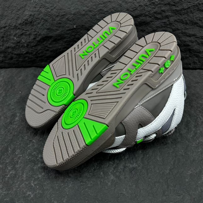 LOUIS VUITTON LV SKATE SNEAKER GREY GREEN – LVS168
