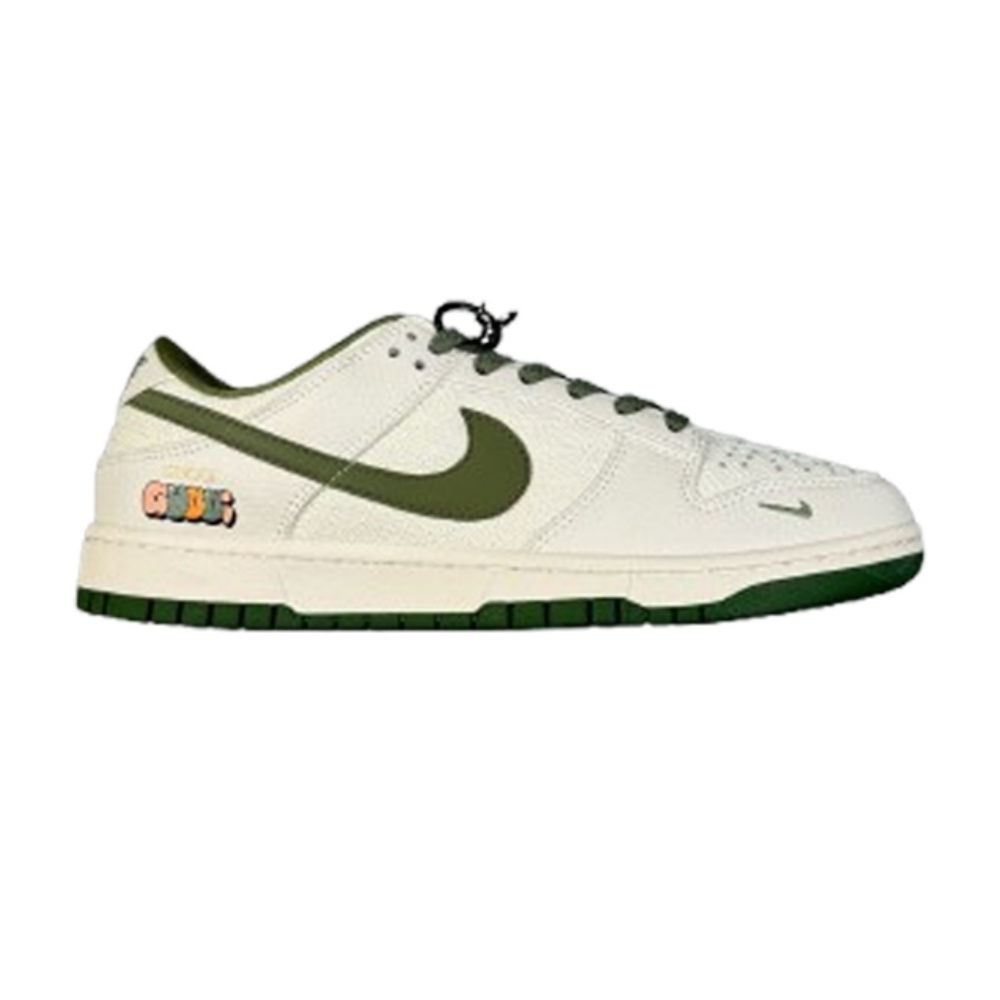 Gucci Nike Dunk Low Green White Sneakers – GCC202