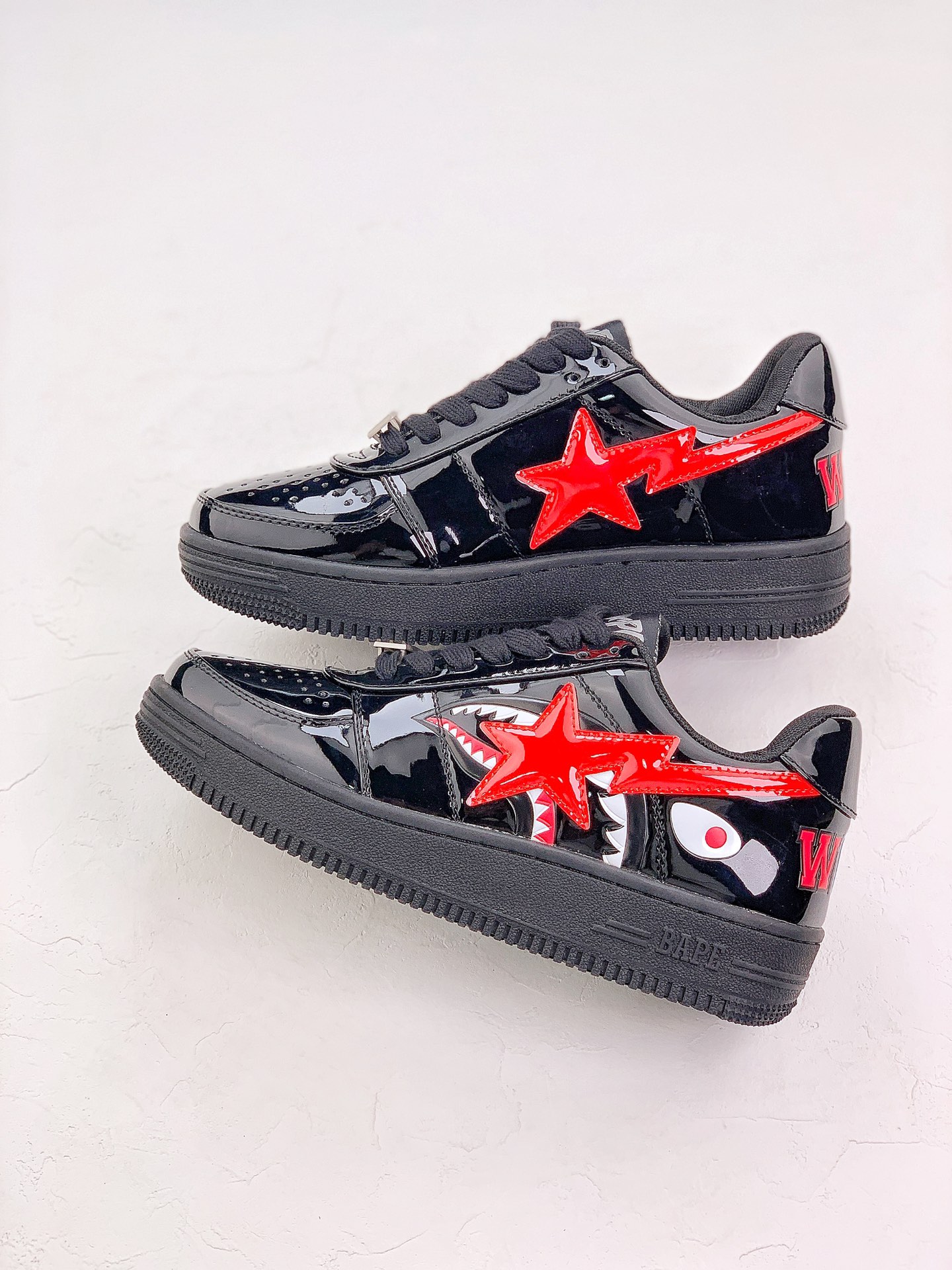 A Bathing Ape Bape Sta Low Shark Black