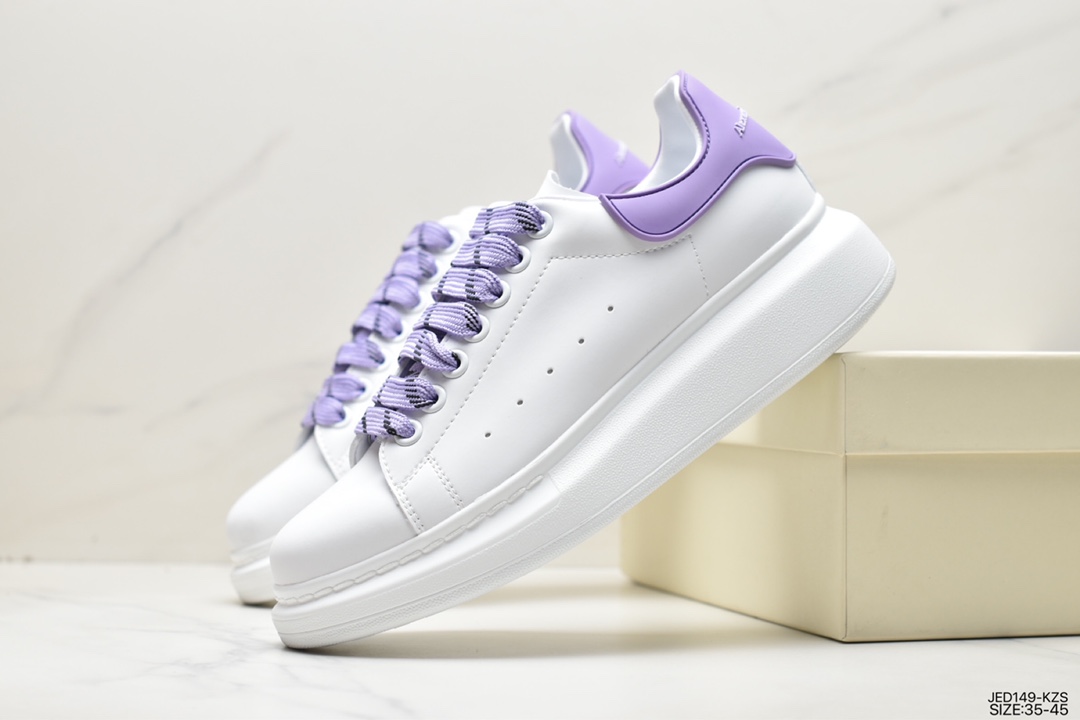 ALEXANDER MCQUEEN OVERSIZED LEATHER SNEAKERS