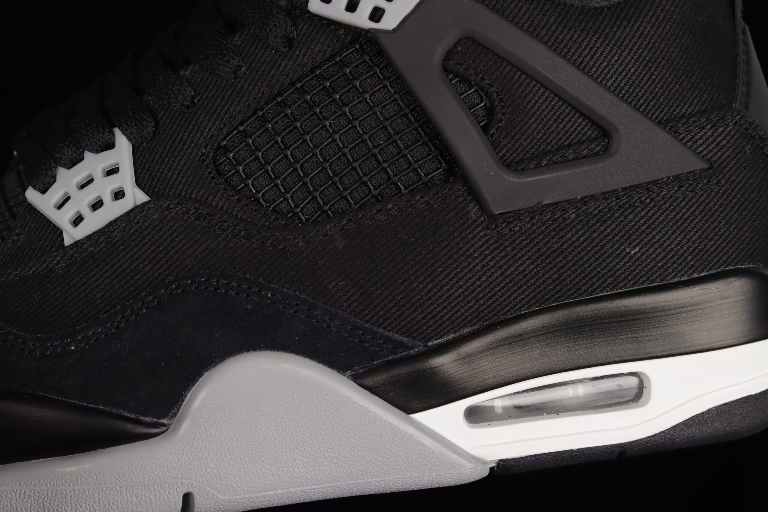 Air Jordan 4 Black Canvas